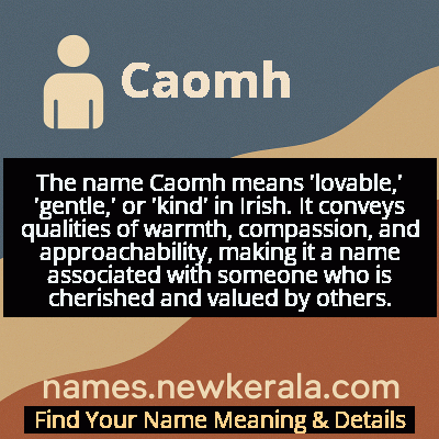 Caomh Name Meaning and Origin