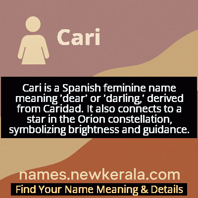 Cari Name Meaning and Origin