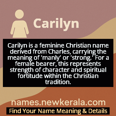 Carilyn Name Meaning and Origin