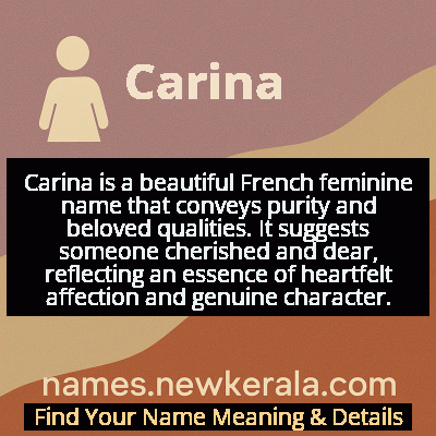 Carina Name Meaning and Origin