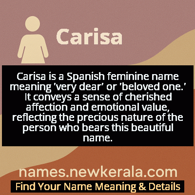 Carisa Name Meaning and Origin