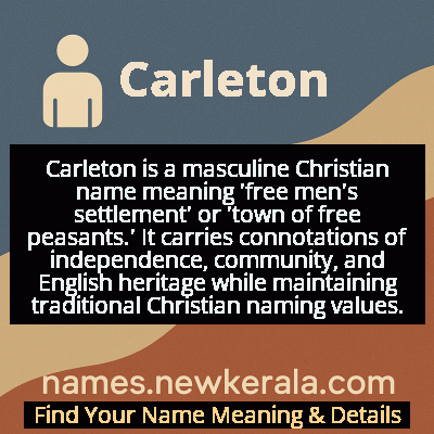 Carleton Name Meaning and Origin