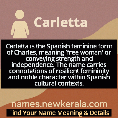Carletta Name Meaning and Origin