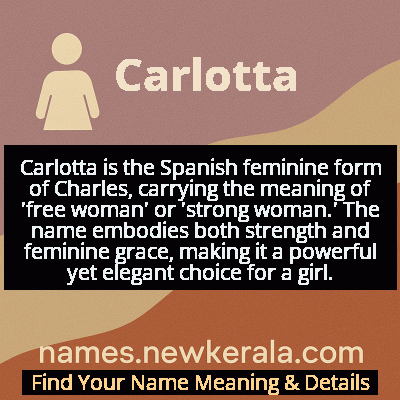 Carlotta Name Meaning and Origin