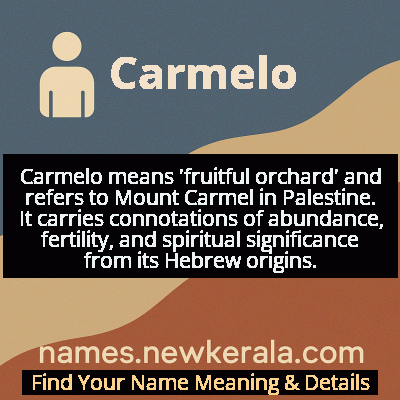 Carmelo Name Meaning and Origin