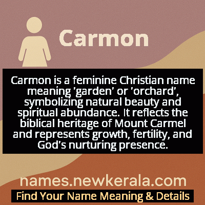 Carmon Name Meaning and Origin