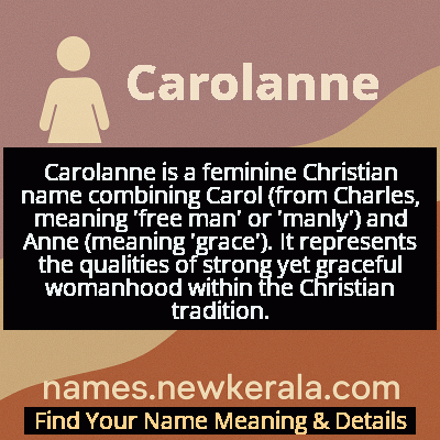 Carolanne Name Meaning and Origin