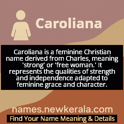 Caroliana Name Meaning and Origin