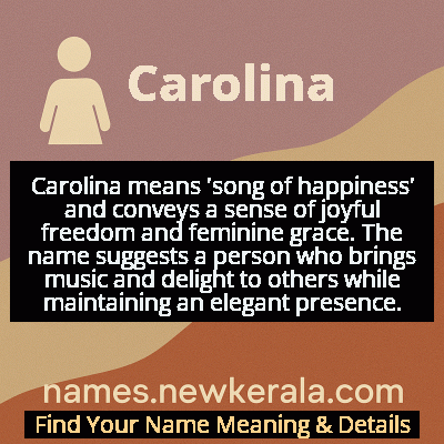 Carolina Name Meaning and Origin