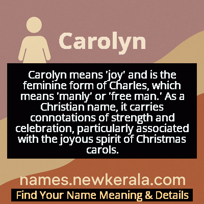 Carolyn Name Meaning and Origin