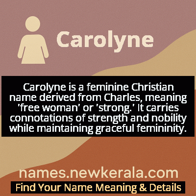 Carolyne Name Meaning and Origin