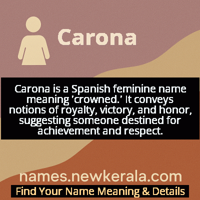 Carona Name Meaning and Origin
