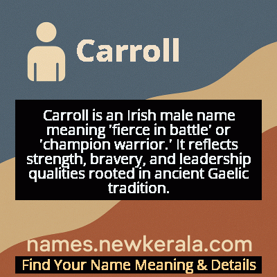 Carroll Name Meaning and Origin