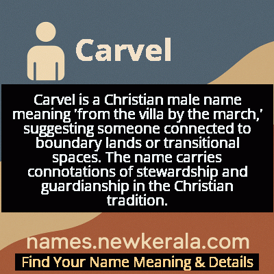 Carvel Name Meaning and Origin