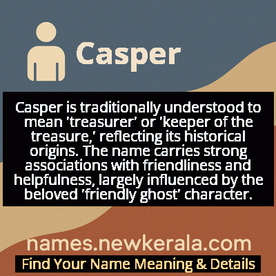 Casper Name Meaning and Origin