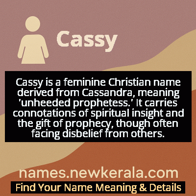 Cassy Name Meaning and Origin