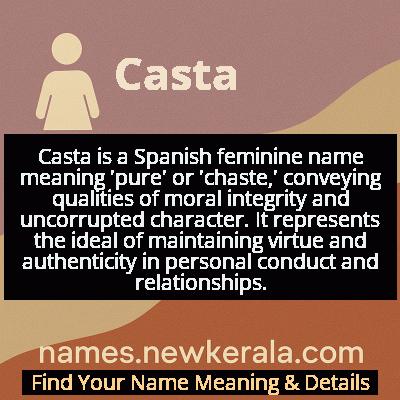 Casta Name Meaning and Origin