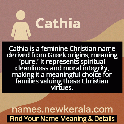 Cathia Name Meaning and Origin