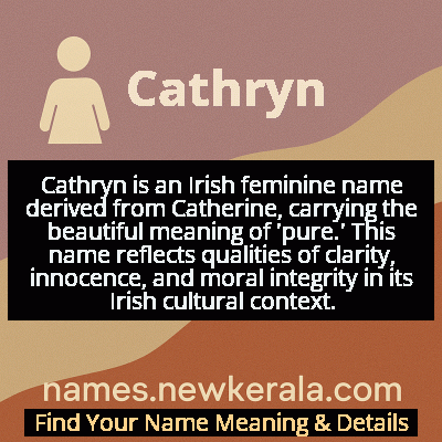 Cathryn Name Meaning and Origin