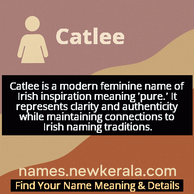 Catlee Name Meaning and Origin