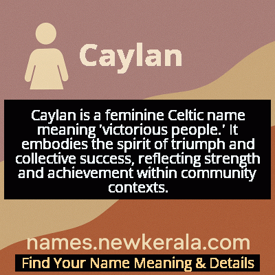 Caylan Name Meaning and Origin