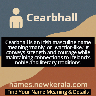 Cearbhall Name Meaning and Origin