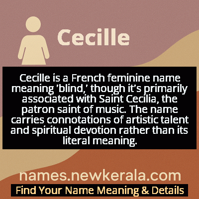 Cecille Name Meaning and Origin