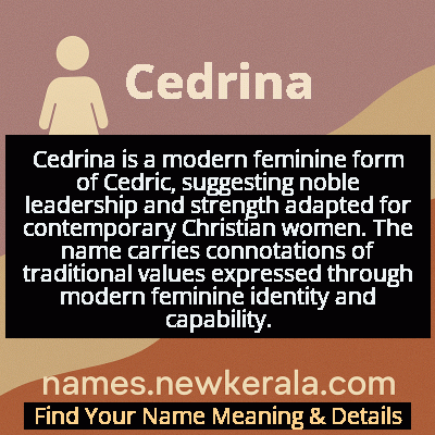 Cedrina Name Meaning and Origin