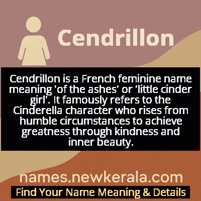 Cendrillon Name Meaning and Origin