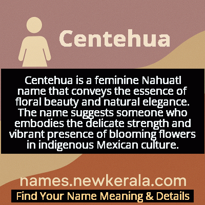 Centehua Name Meaning and Origin