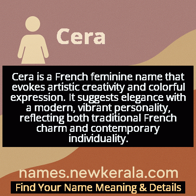 Cera Name Meaning and Origin