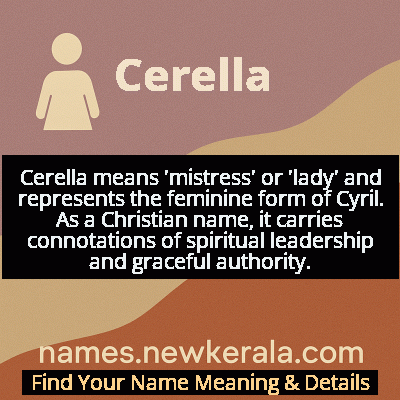 Cerella Name Meaning and Origin