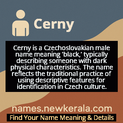 Cerny Name Meaning and Origin