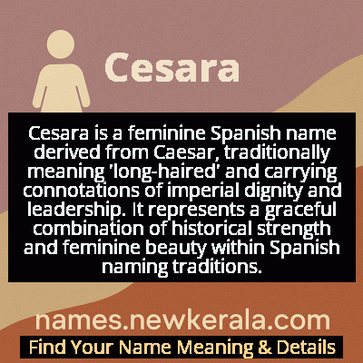 Cesara Name Meaning and Origin