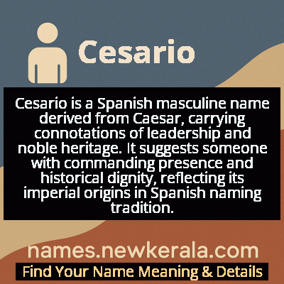 Cesario Name Meaning and Origin