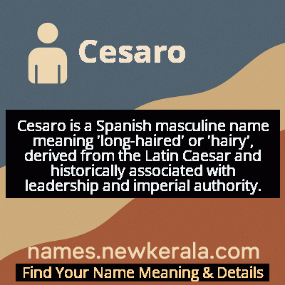 Cesaro Name Meaning and Origin
