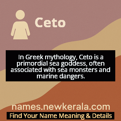 Ceto Name Meaning and Origin