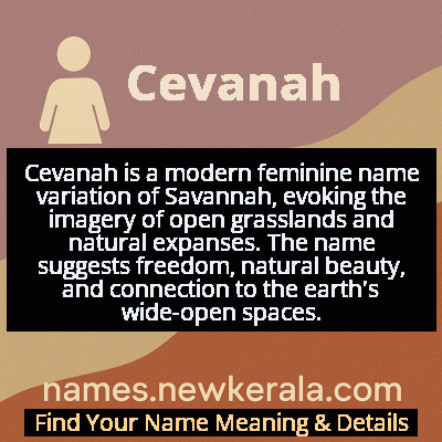 Cevanah Name Meaning and Origin