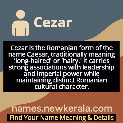 Cezar Name Meaning and Origin
