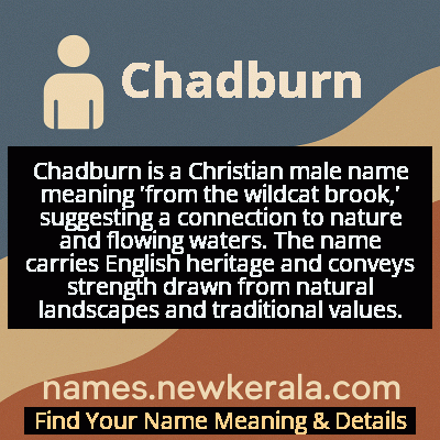 Chadburn Name Meaning and Origin