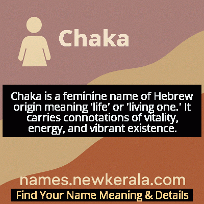 Chaka Name Meaning and Origin