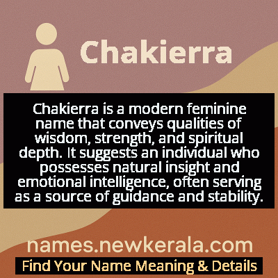 Chakierra Name Meaning and Origin