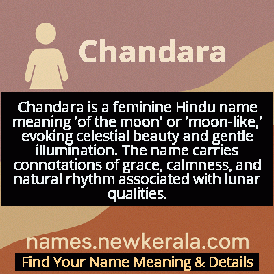 Chandara Name Meaning and Origin