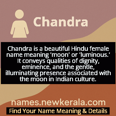 Chandra Name Meaning and Origin