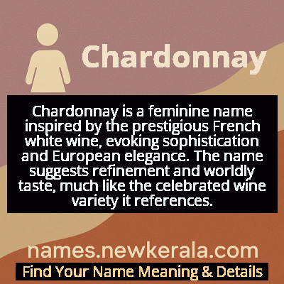 Chardonnay Name Meaning and Origin