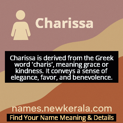 Charissa Name Meaning and Origin