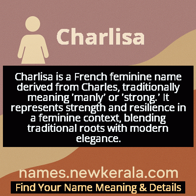 Charlisa Name Meaning and Origin