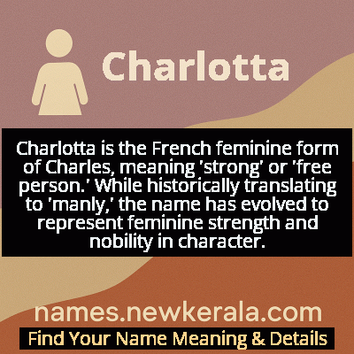 Charlotta Name Meaning and Origin