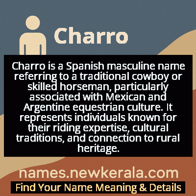 Charro Name Meaning and Origin