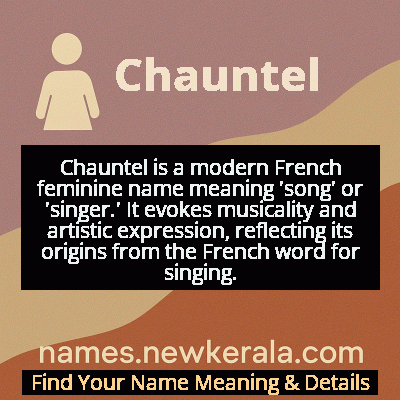 Chauntel Name Meaning and Origin